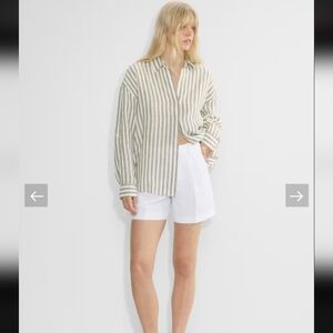 NWT Aritzia The Effortless Short Mid-Thigh CruiseLinen Size 10